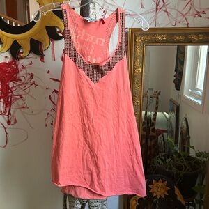 Y2K Parasuco Pink Studded Women's Tank Top Small